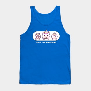 Save The Unicorns Tank Top